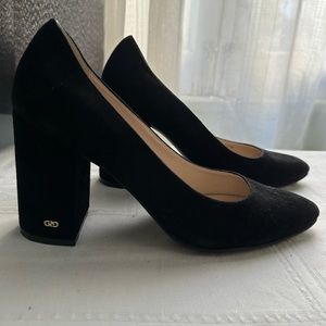 Velvet Black Heels